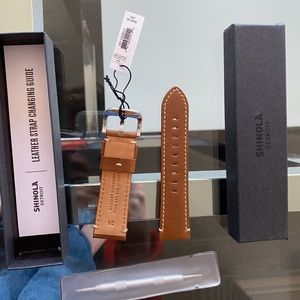 Shinola leather watch band